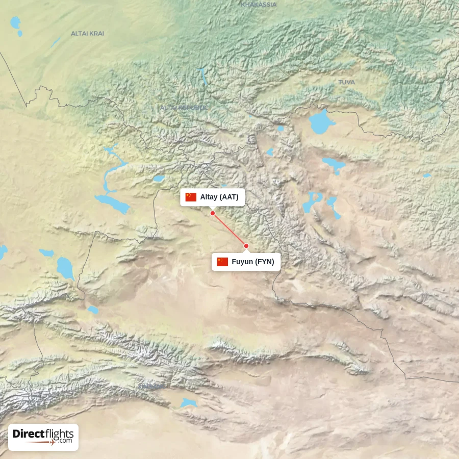 AAT - FYN route map