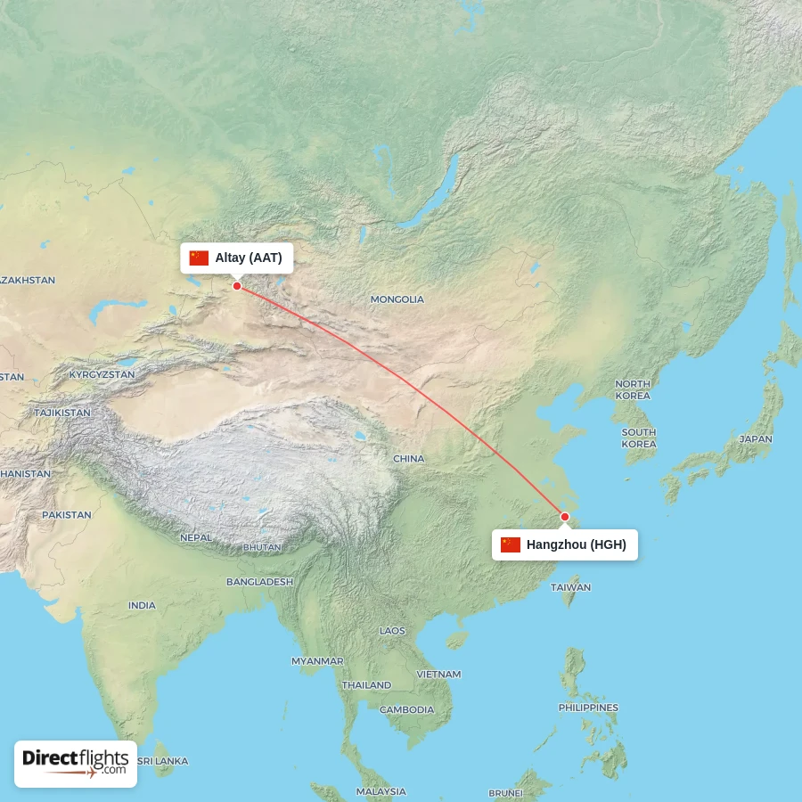 AAT - HGH route map