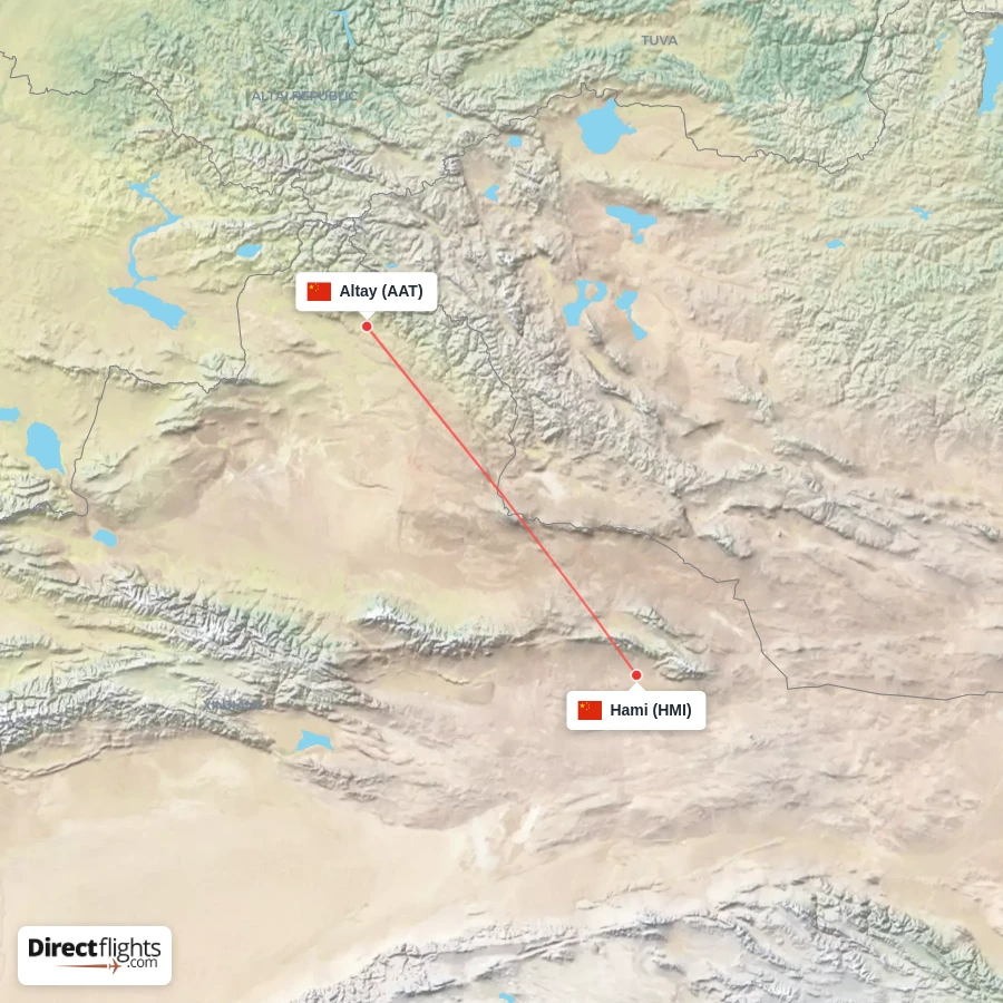 AAT - HMI route map