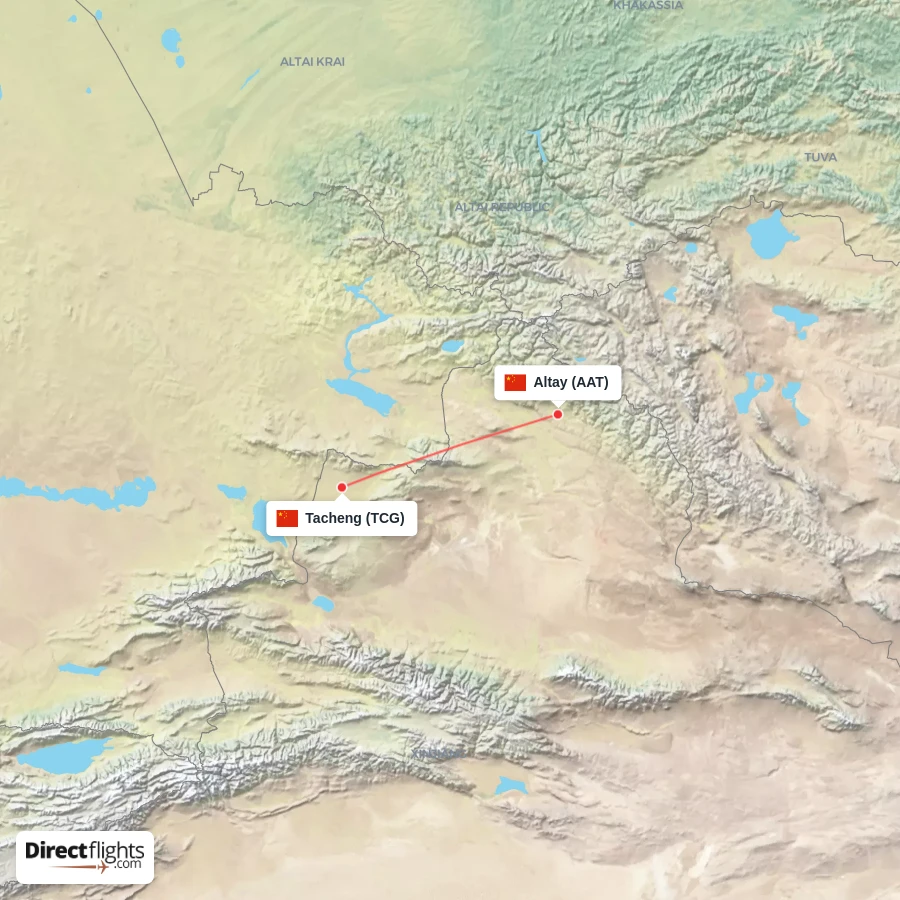 AAT - TCG route map