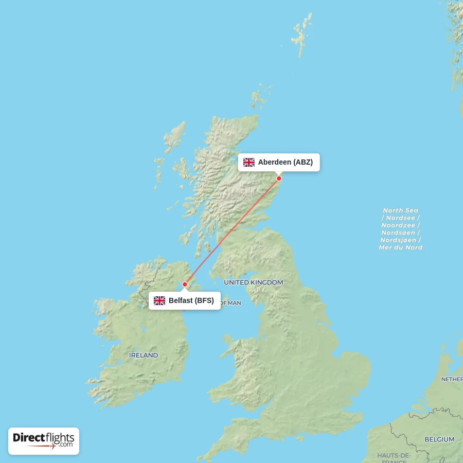 ABZ - BFS route map