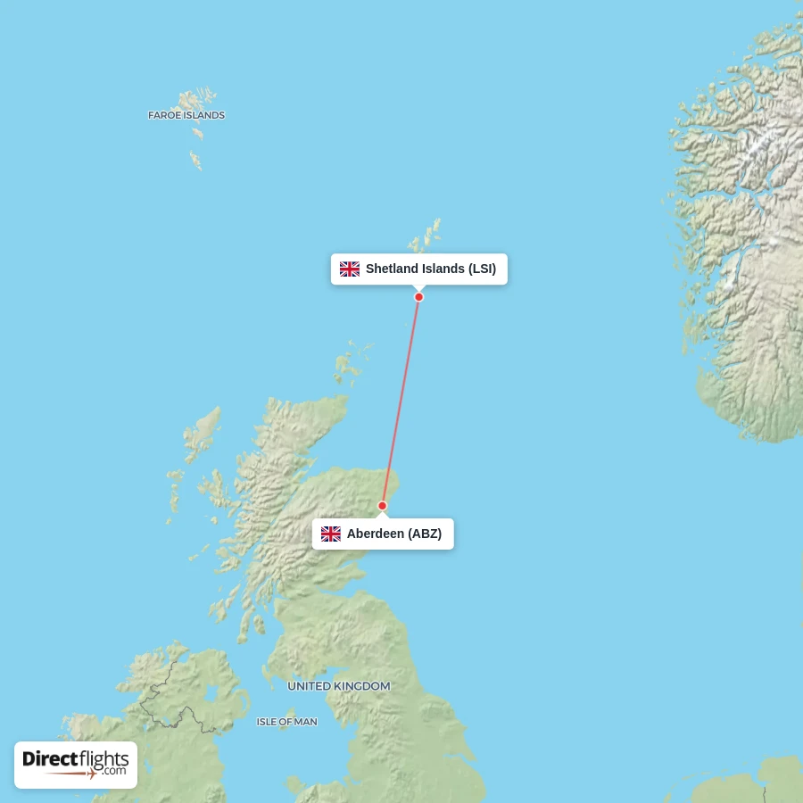 ABZ - LSI route map