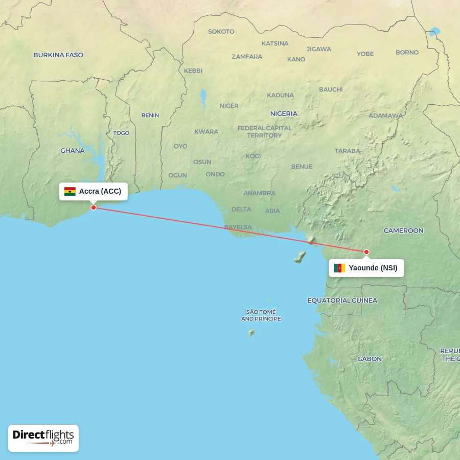 ACC - NSI route map