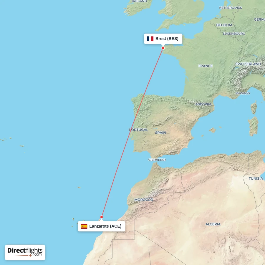 ACE - BES route map