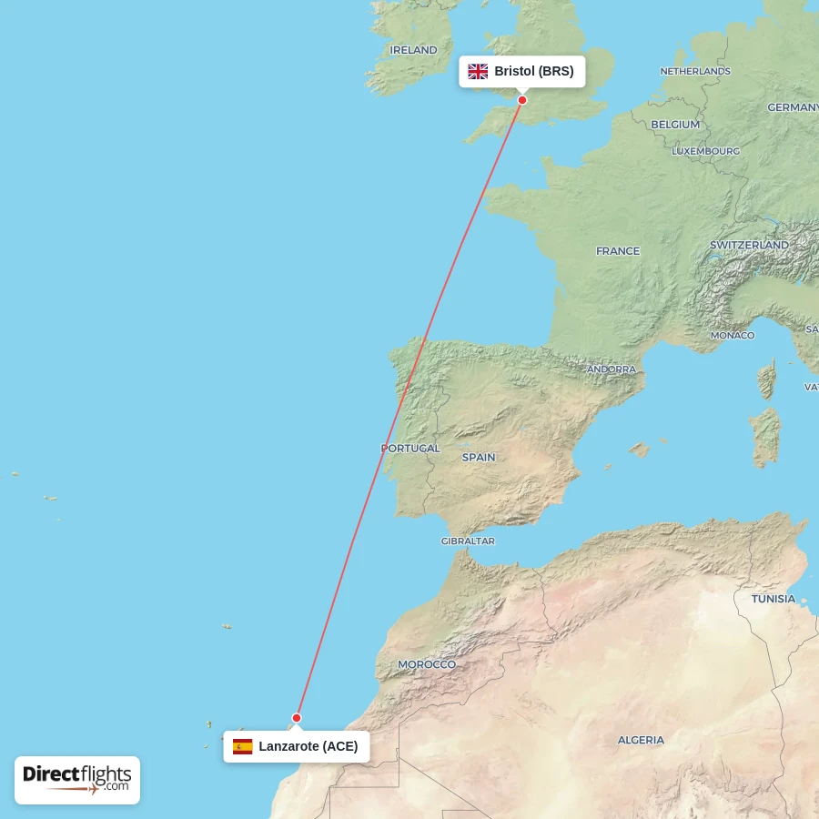 ACE - BRS route map