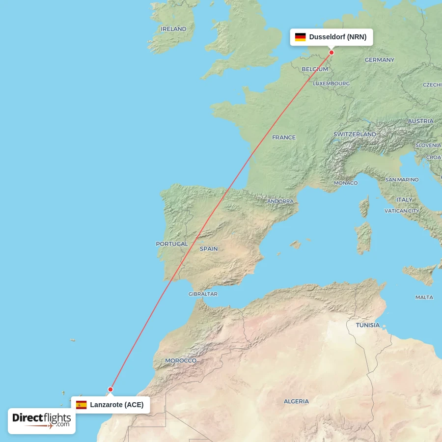 ACE - NRN route map
