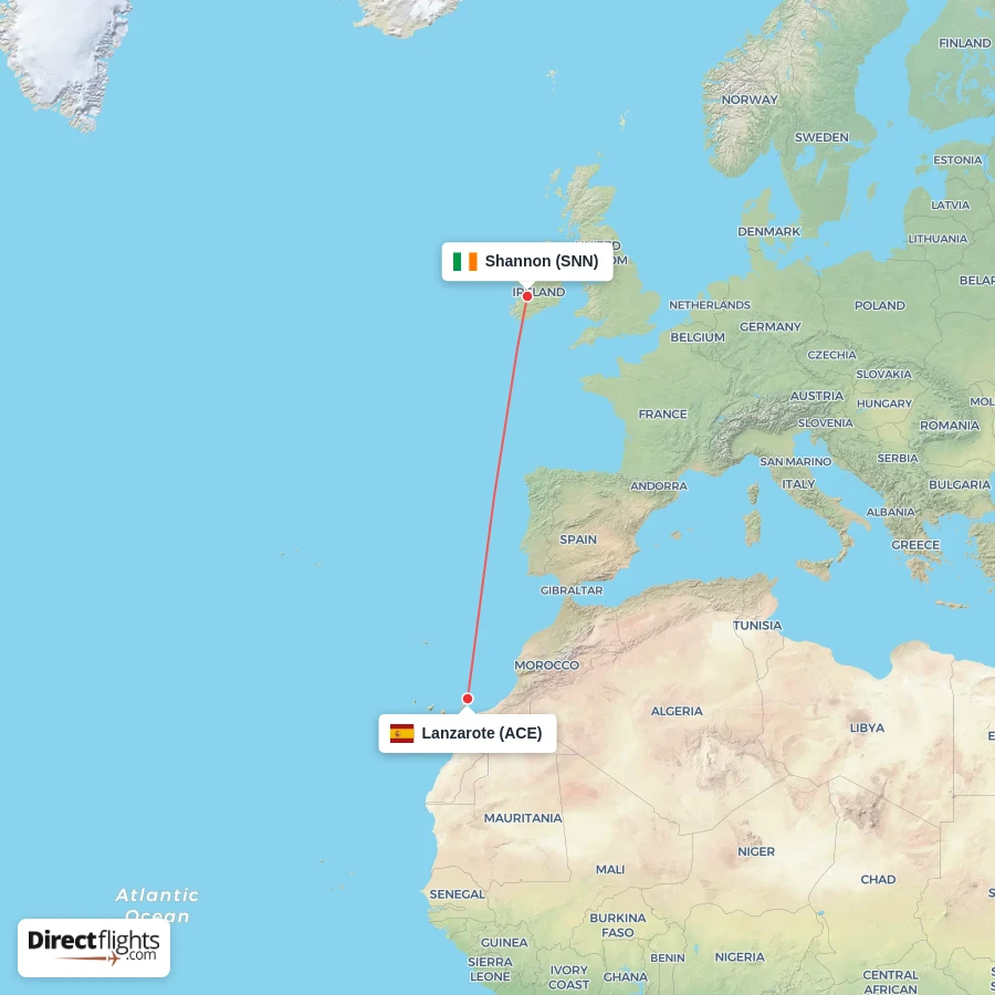 ACE - SNN route map
