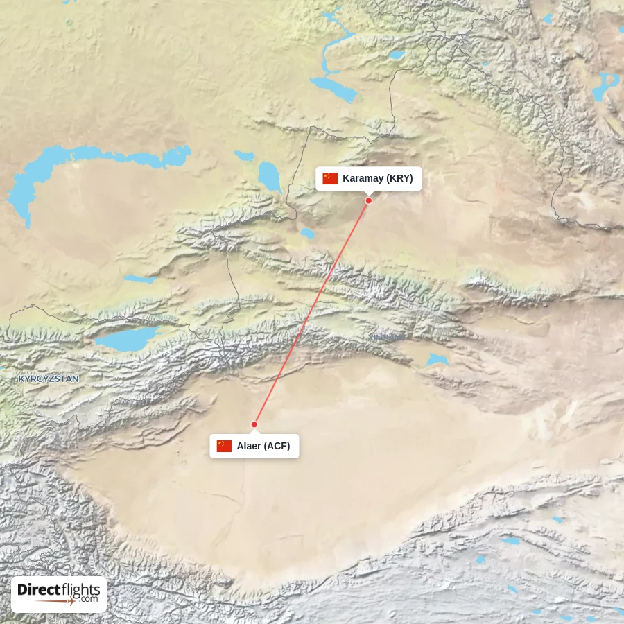 ACF - KRY route map