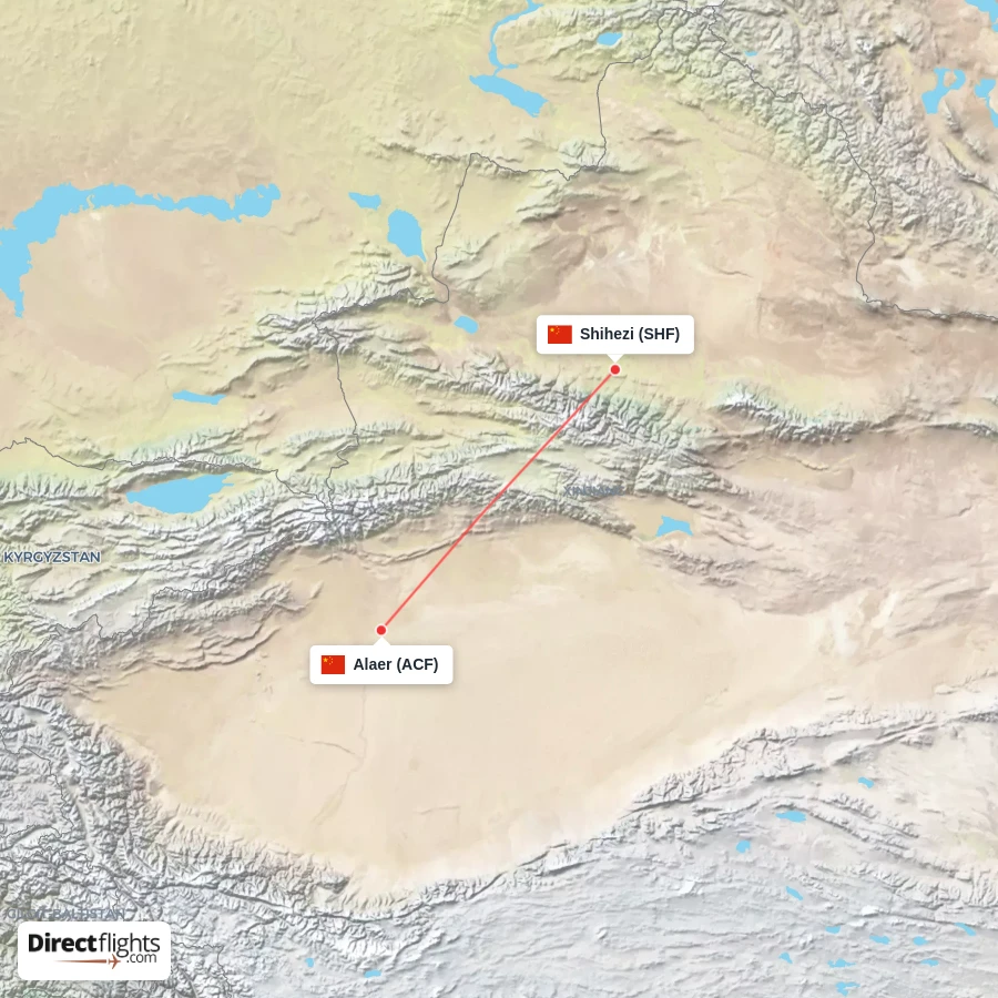 ACF - SHF route map
