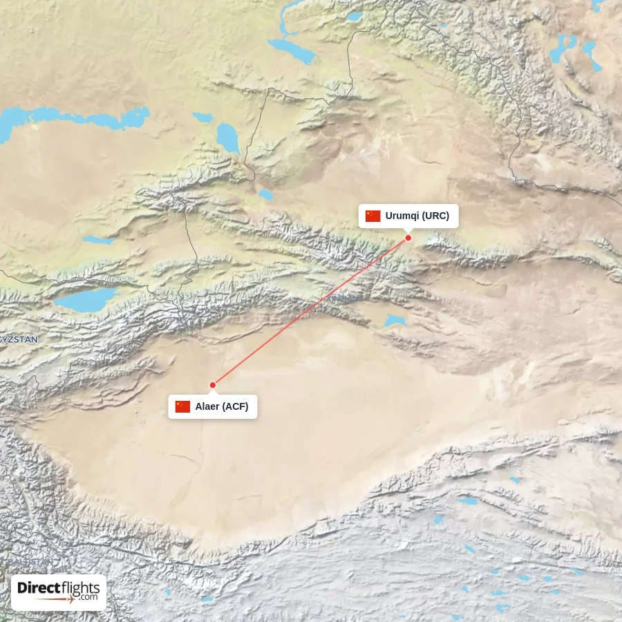 ACF - URC route map