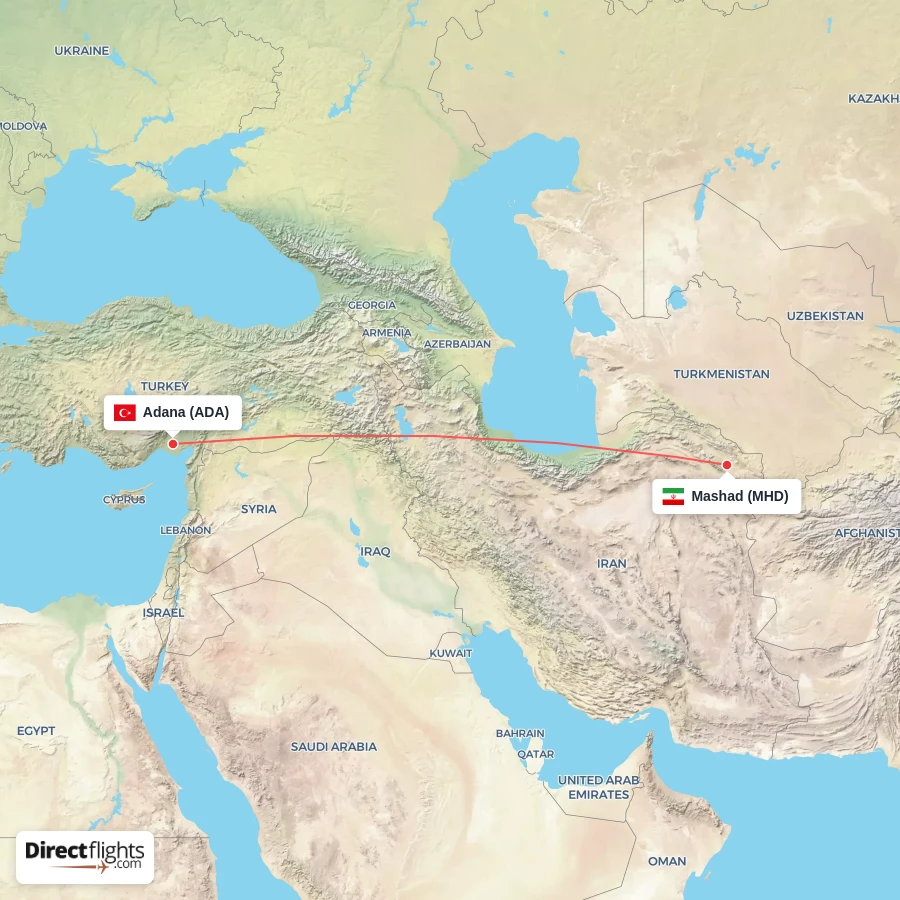 ADA - MHD route map