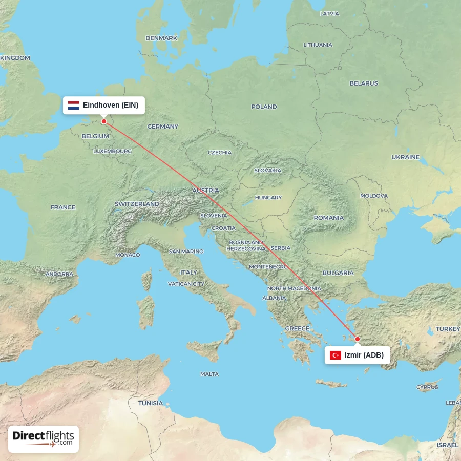 ADB - EIN route map