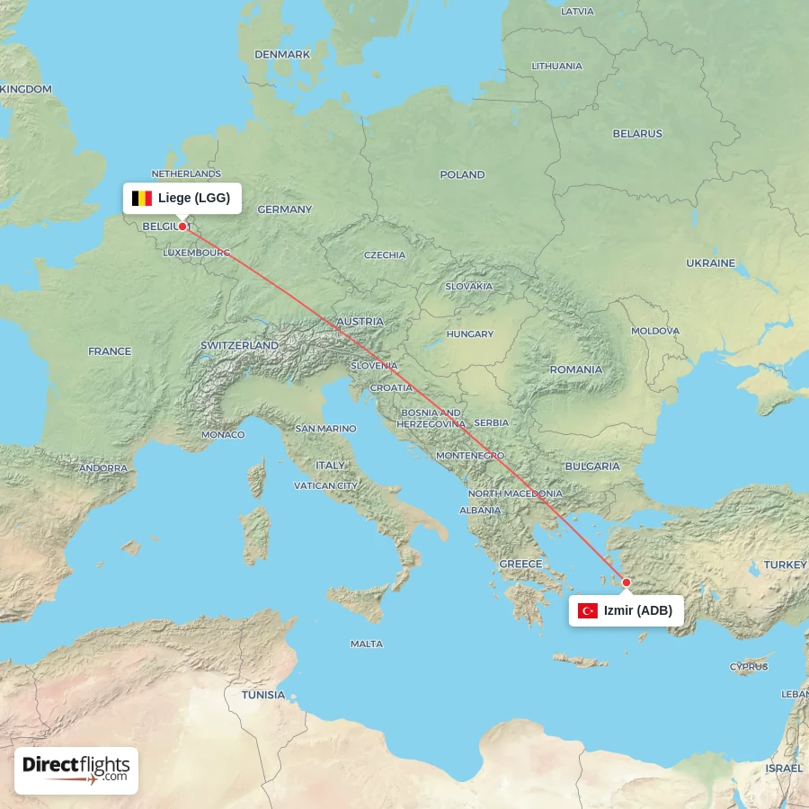 ADB - LGG route map