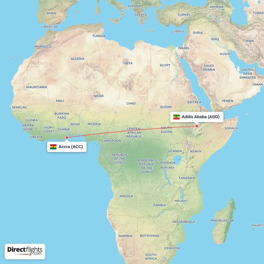 ADD - ACC route map