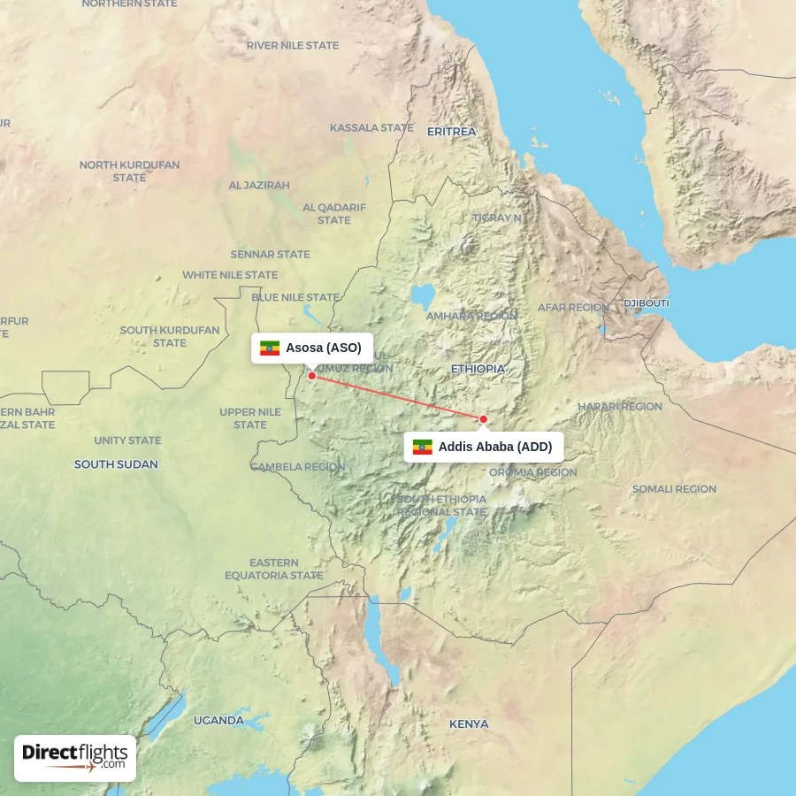 ADD - ASO route map