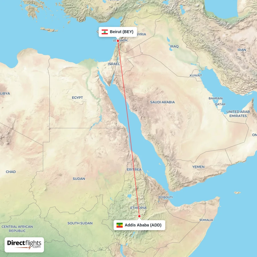 ADD - BEY route map