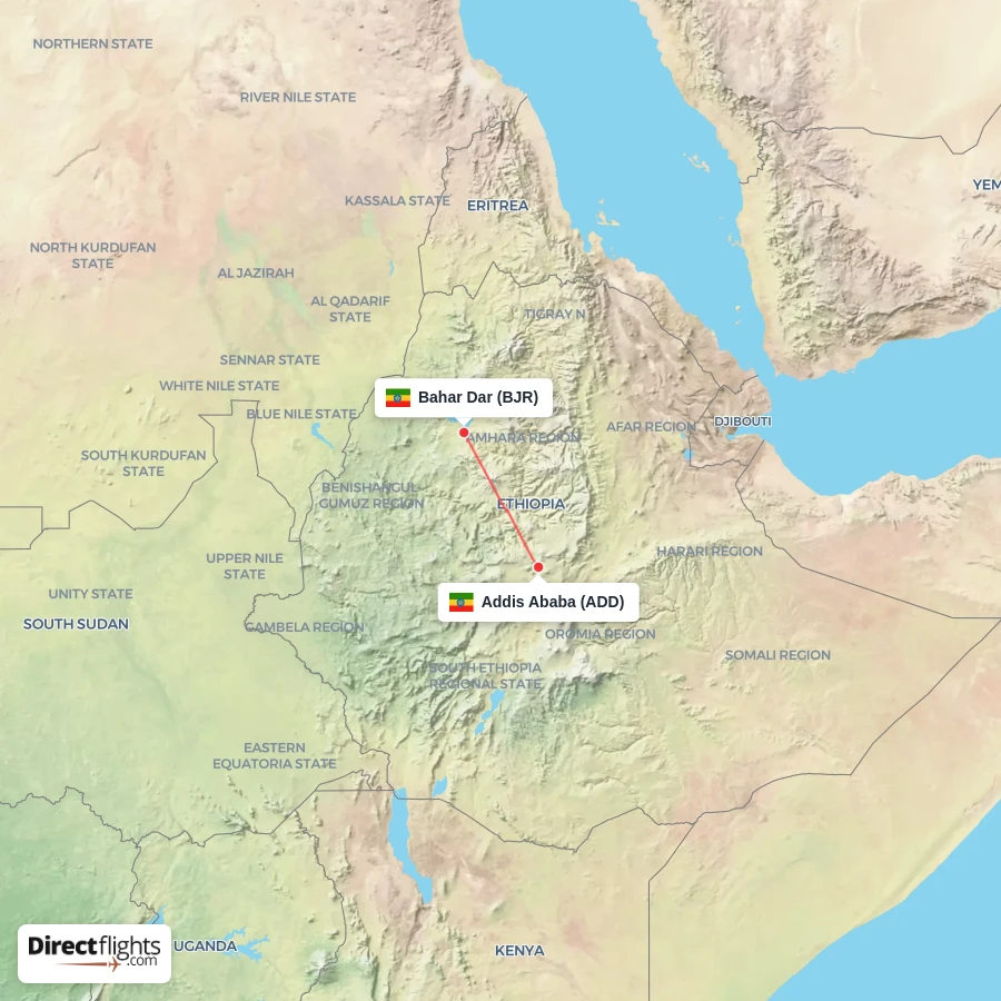 ADD - BJR route map