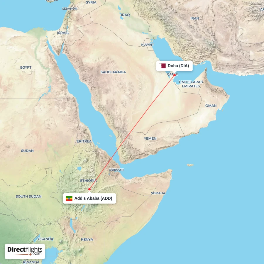 ADD - DIA route map