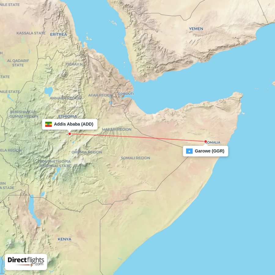 ADD - GGR route map