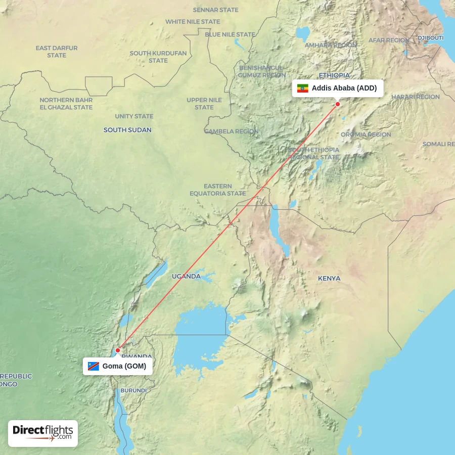 ADD - GOM route map