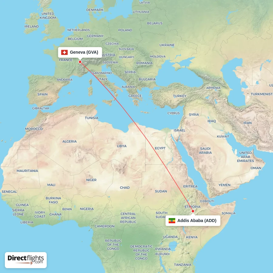 ADD - GVA route map