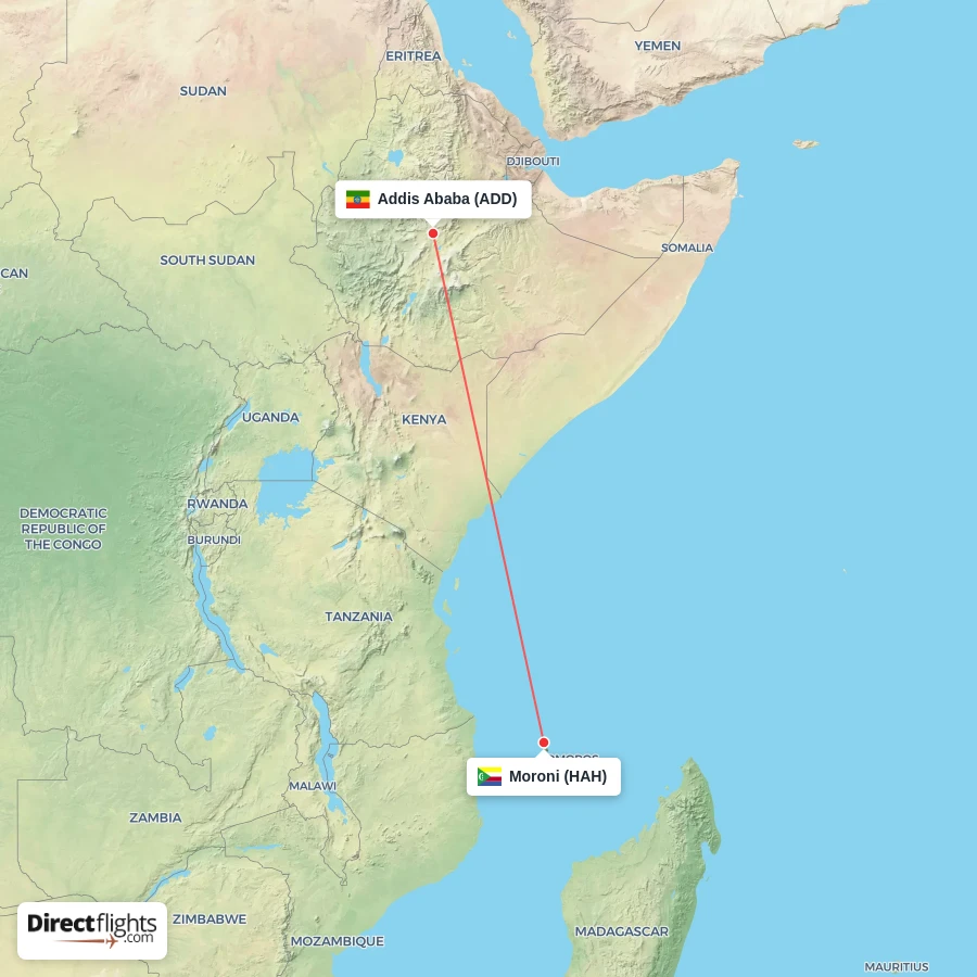 ADD - HAH route map