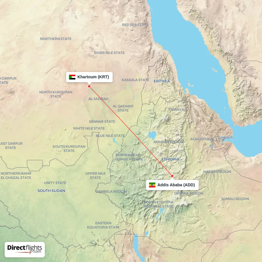 ADD - KRT route map