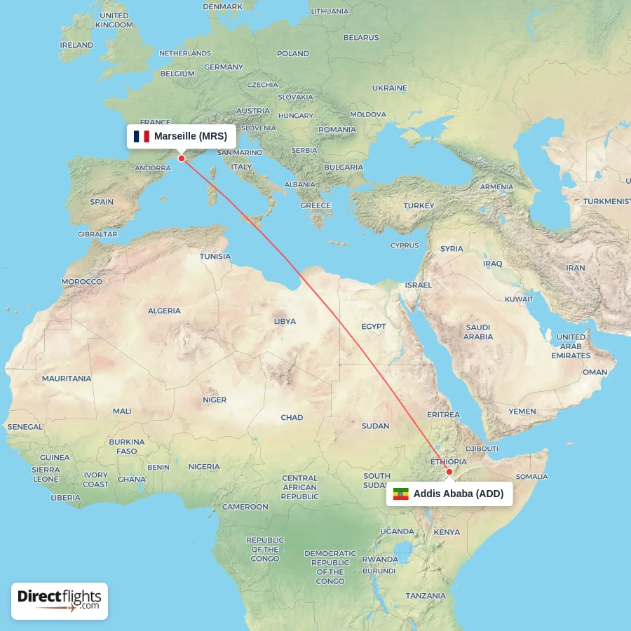 ADD - MRS route map
