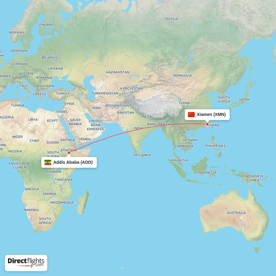 ADD - XMN route map