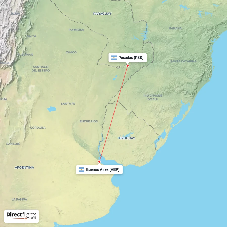 AEP - PSS route map