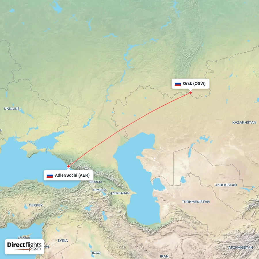 AER - OSW route map