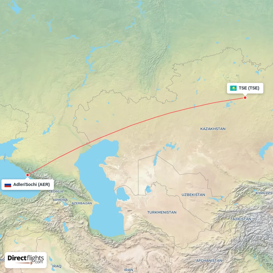 AER - TSE route map