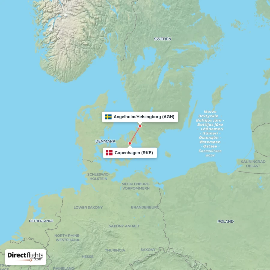 AGH - RKE route map