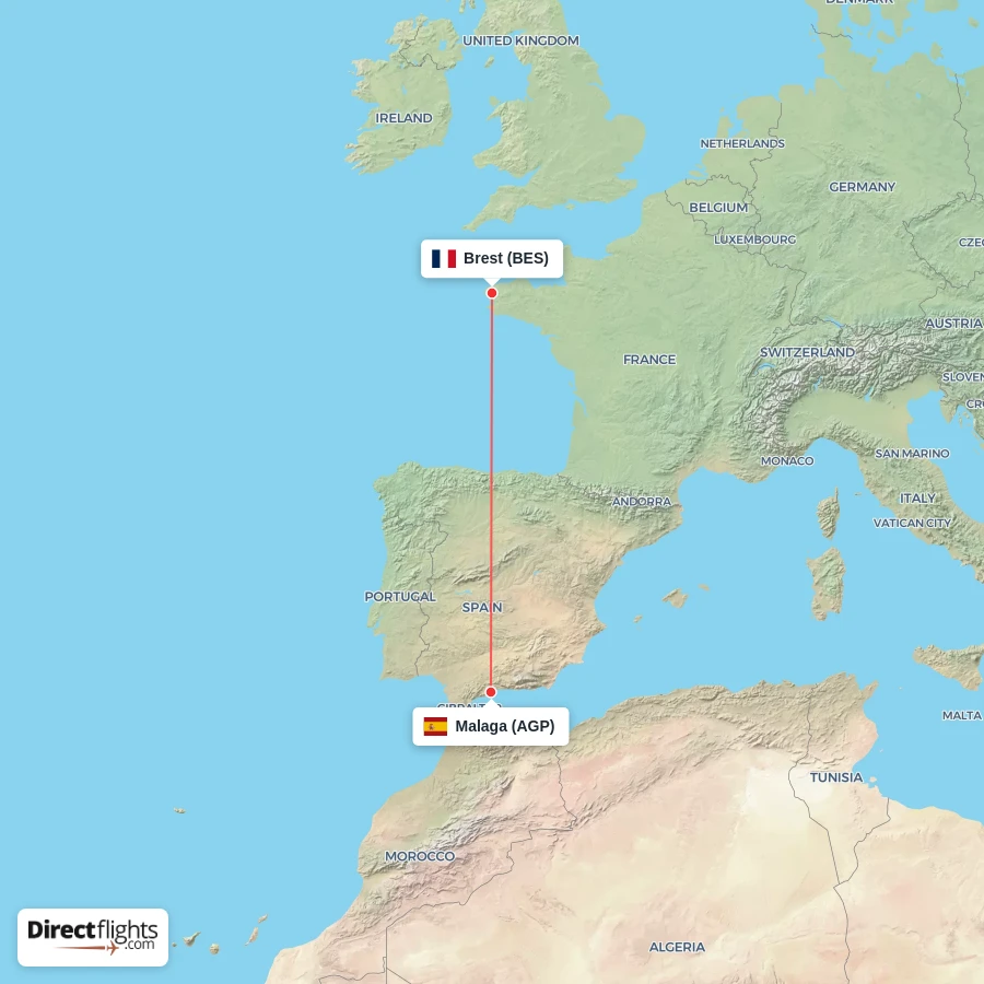 AGP - BES route map