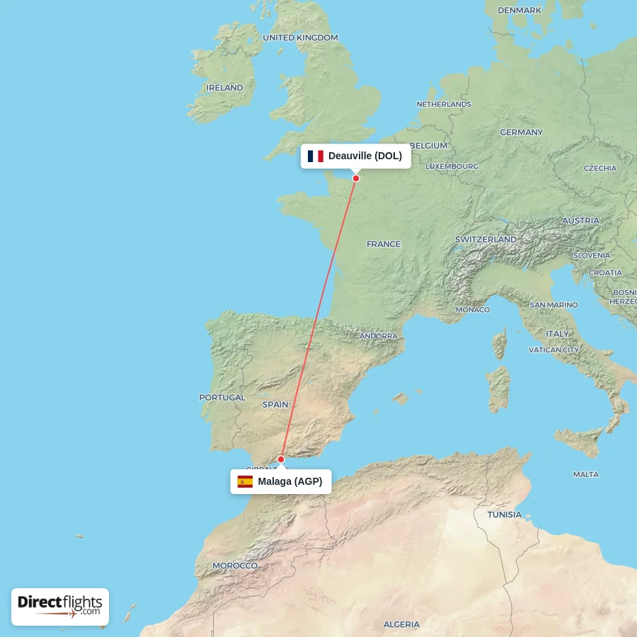 AGP - DOL route map