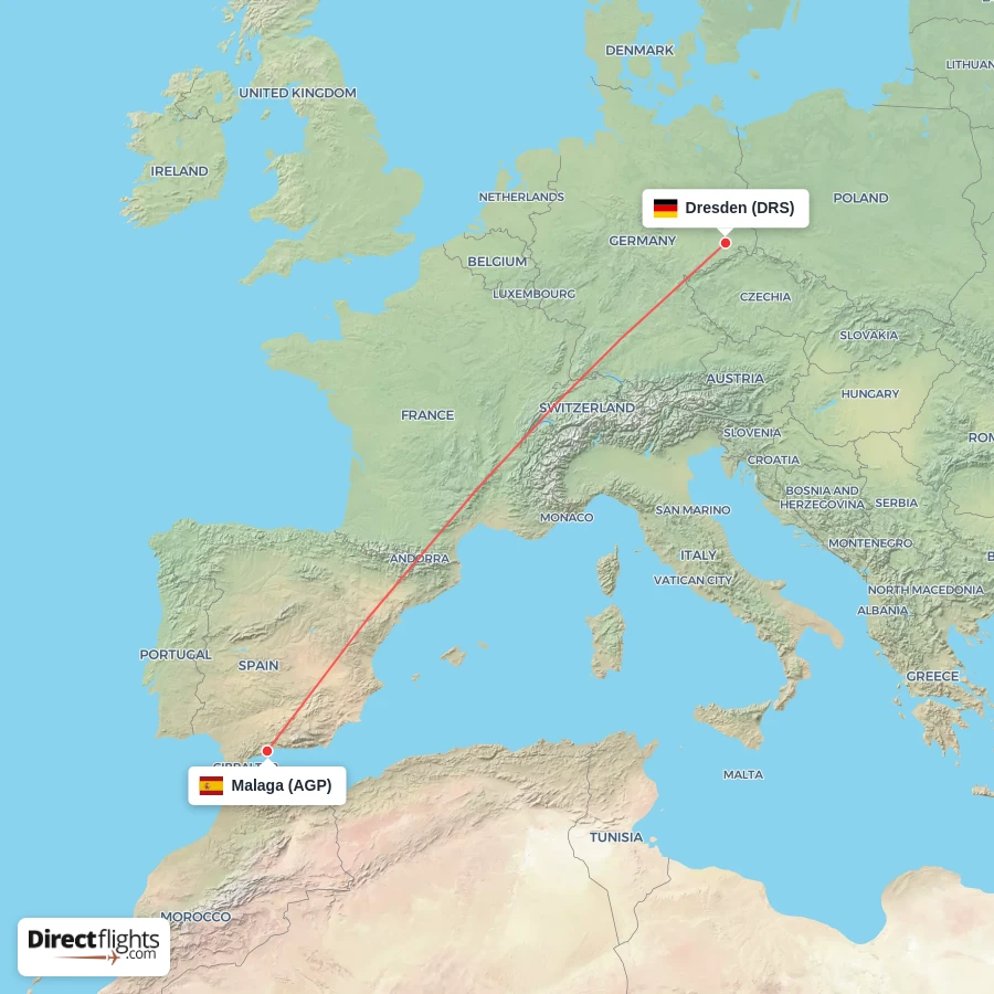 AGP - DRS route map