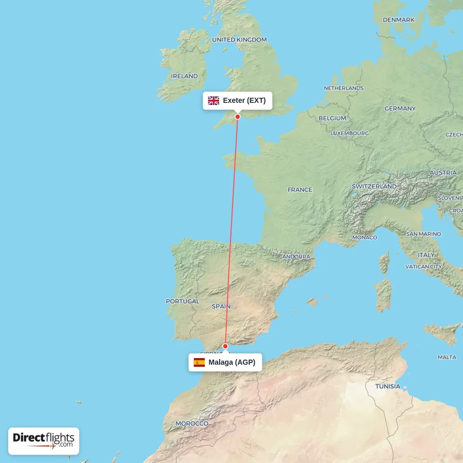 AGP - EXT route map