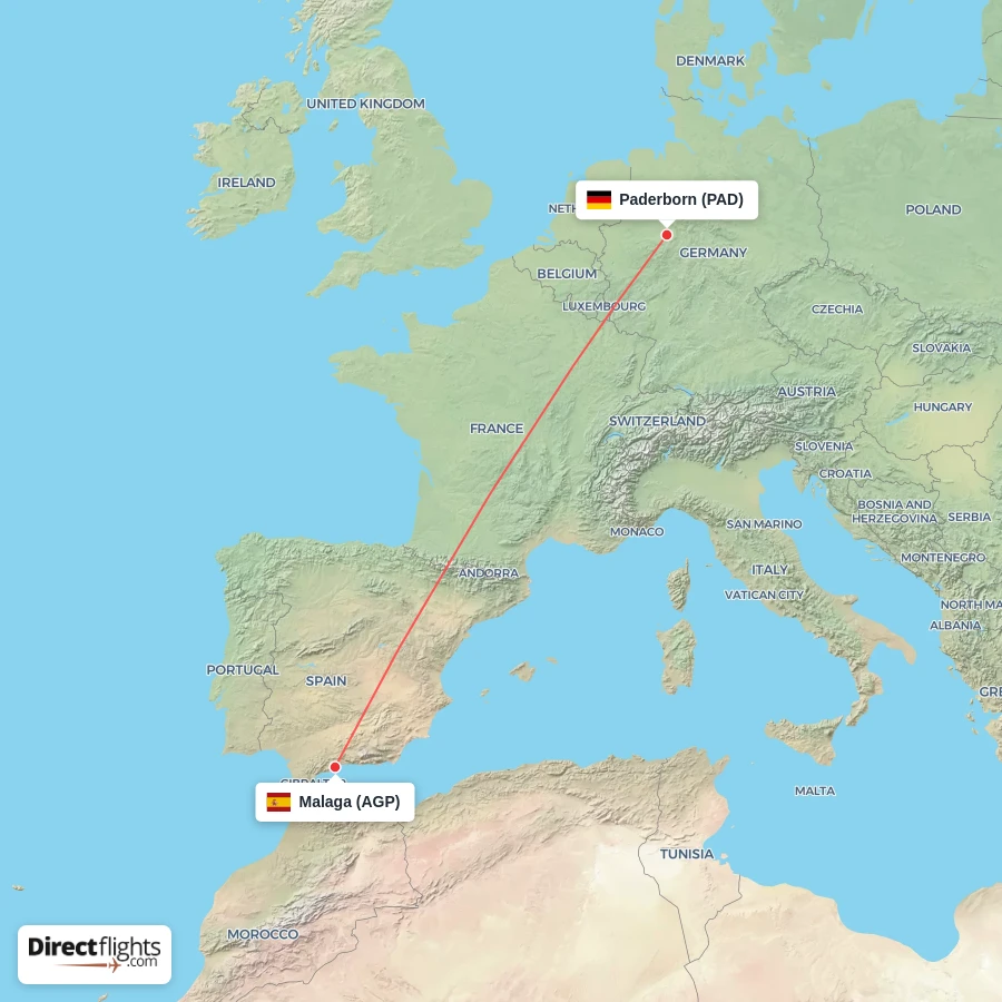 AGP - PAD route map
