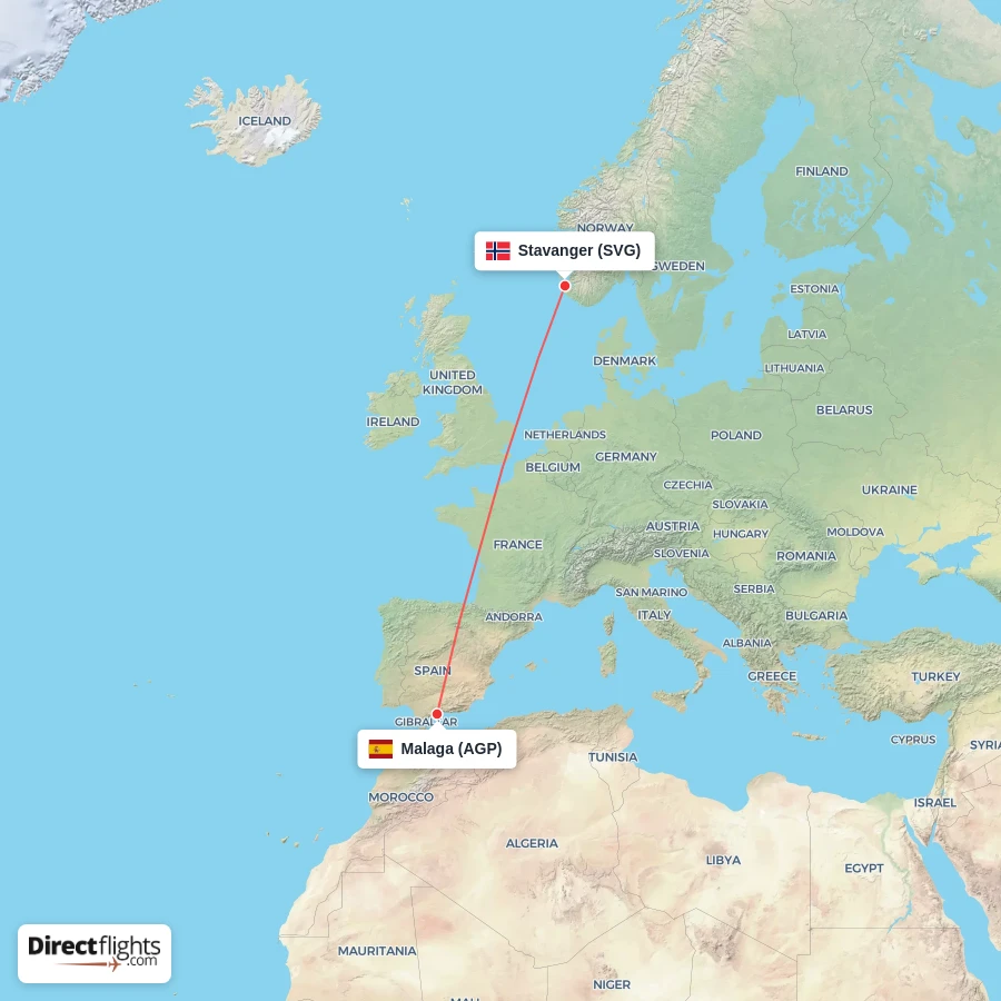 AGP - SVG route map