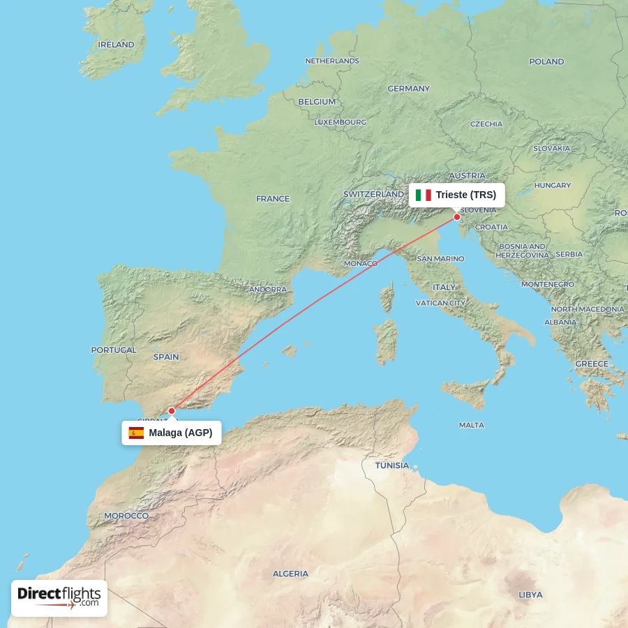 AGP - TRS route map