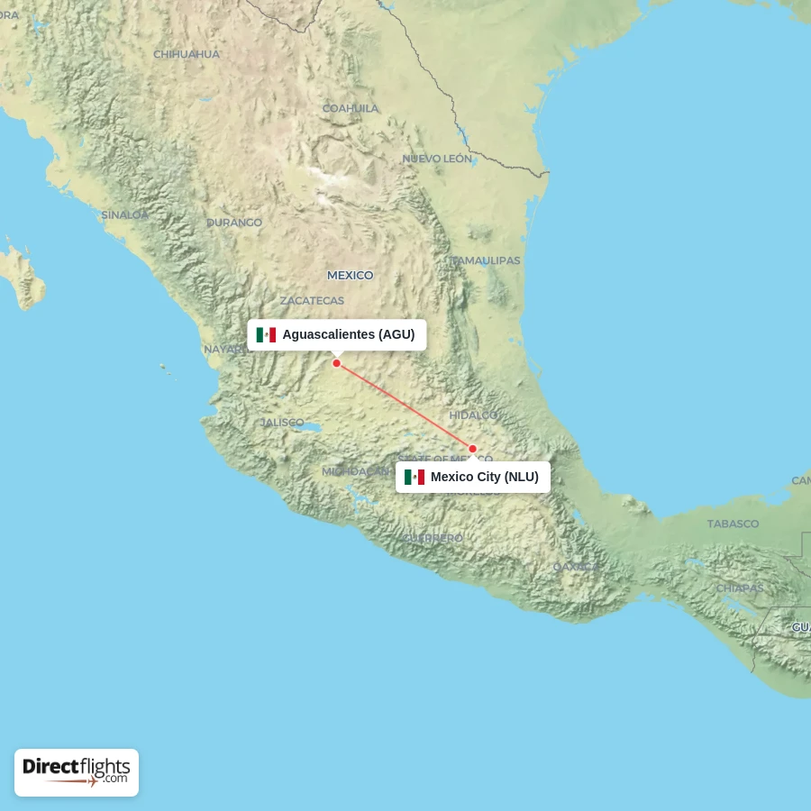 AGU - NLU route map