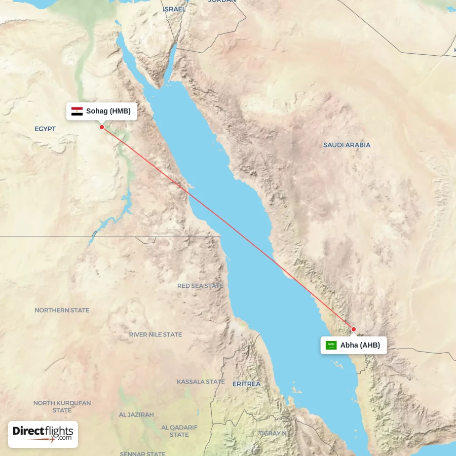 AHB - HMB route map