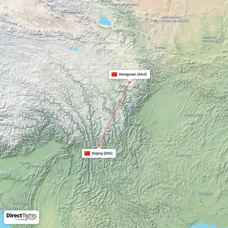 AHJ - DIG route map