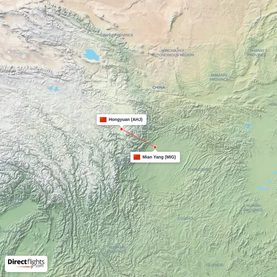 AHJ - MIG route map
