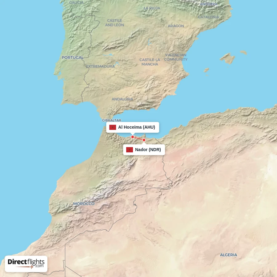AHU - NDR route map