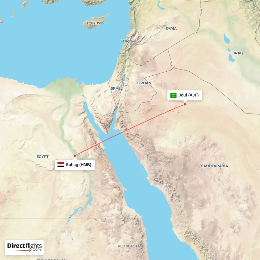 AJF - HMB route map