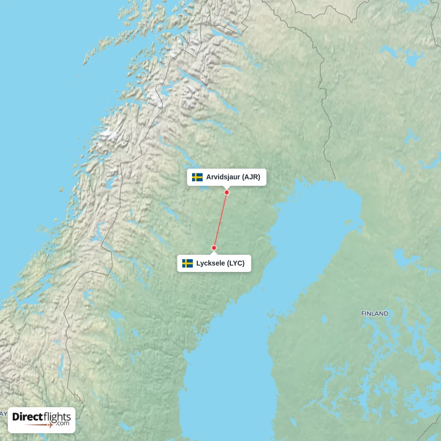 AJR - LYC route map