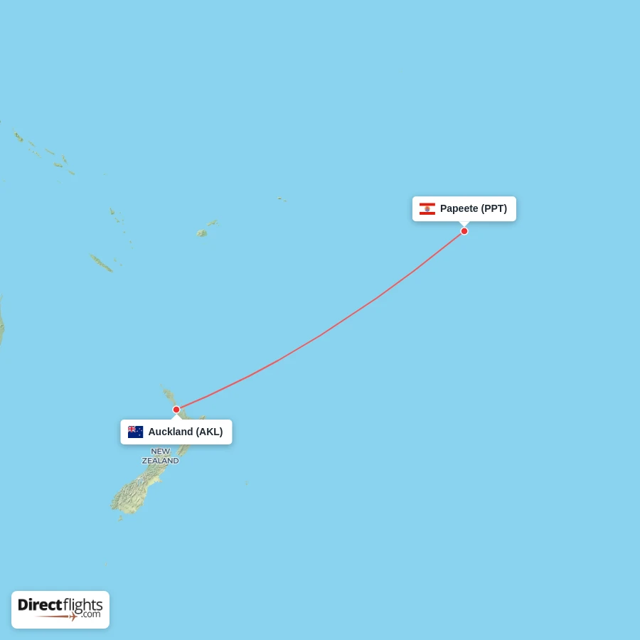 AKL - PPT route map
