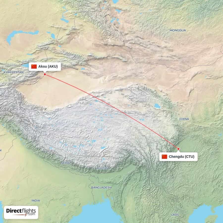 AKU - CTU route map