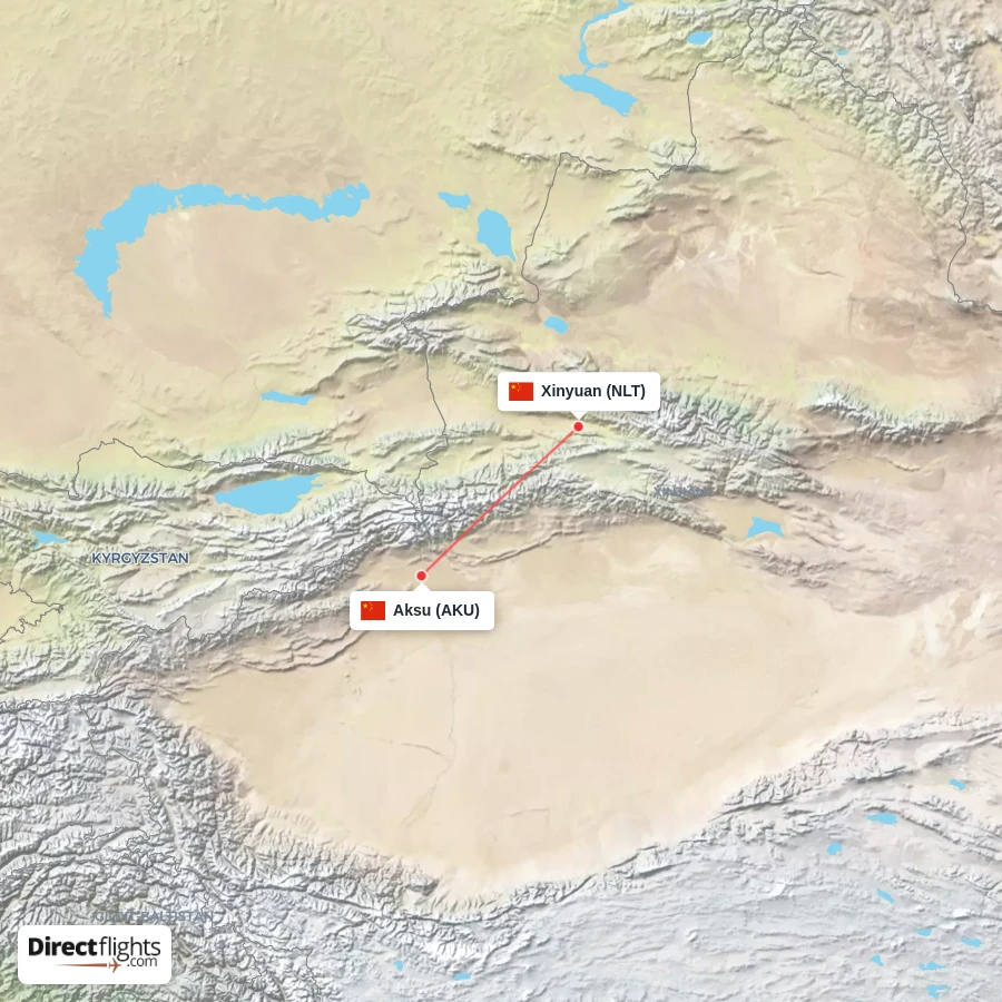 AKU - NLT route map